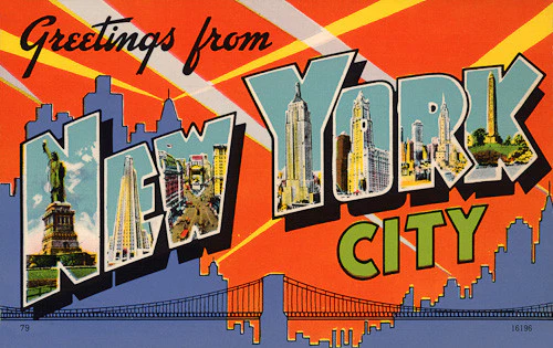 Post Card Mural